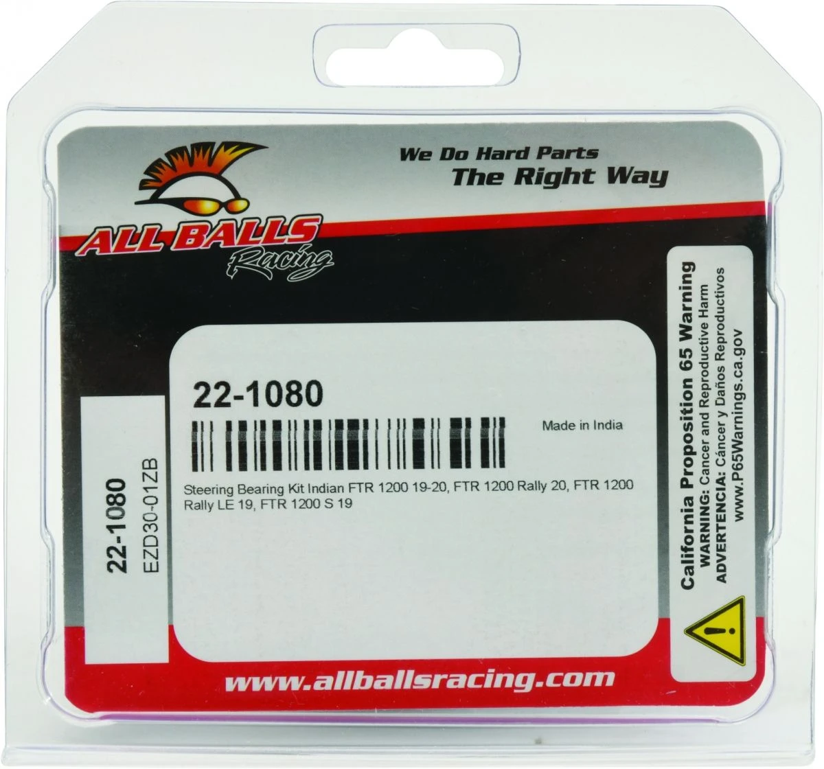 All Balls Balhoofdlager Set 22-1080 1 All Balls Balhoofdlager Set 22-1080