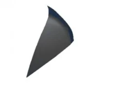 Suzuki Kleurdeelset Zijkoffers (Hoek) Zwart V-Strom DL 650 (06-07)