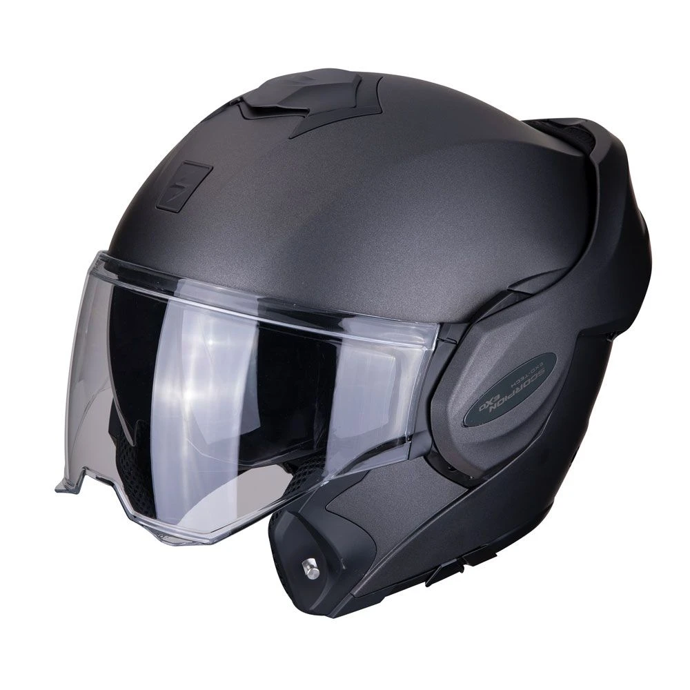 Scorpion EXO-Tech Evo Solid Motorhelm 1 Scorpion EXO-Tech Evo Solid Motorhelm