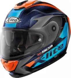 X-Lite X-903 Ultra Carbon Nobiles Motorhelm -KTM Verkoop 2026 x903 uc nobiles n com carbon t.blue 30 e101